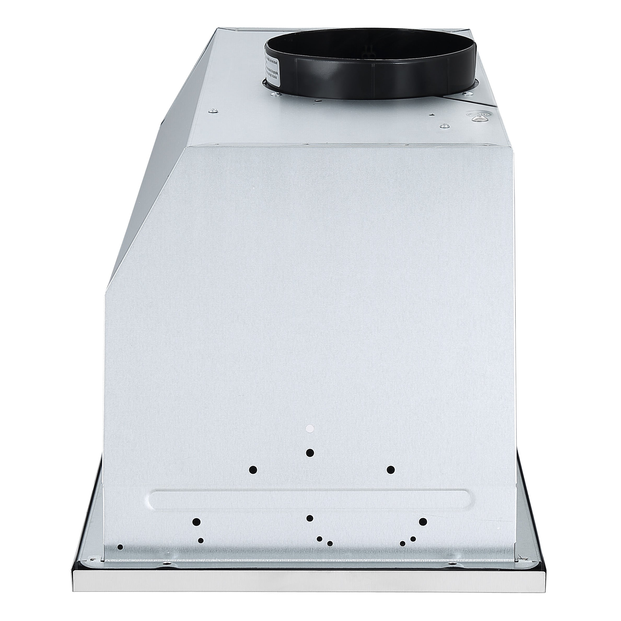 Ancona Hotte de cuisine encastrable 600 pi3/min Inserta IV en acier inoxydable de 28 po