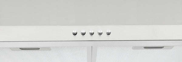 Hotte de cuisine murale convertible 24 pouces 440 cfm en acier inoxydable