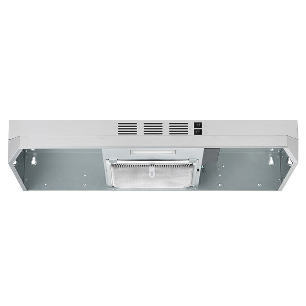 30" 160 CFM Ductless Under Cabinet Range Hood in Stainless steel