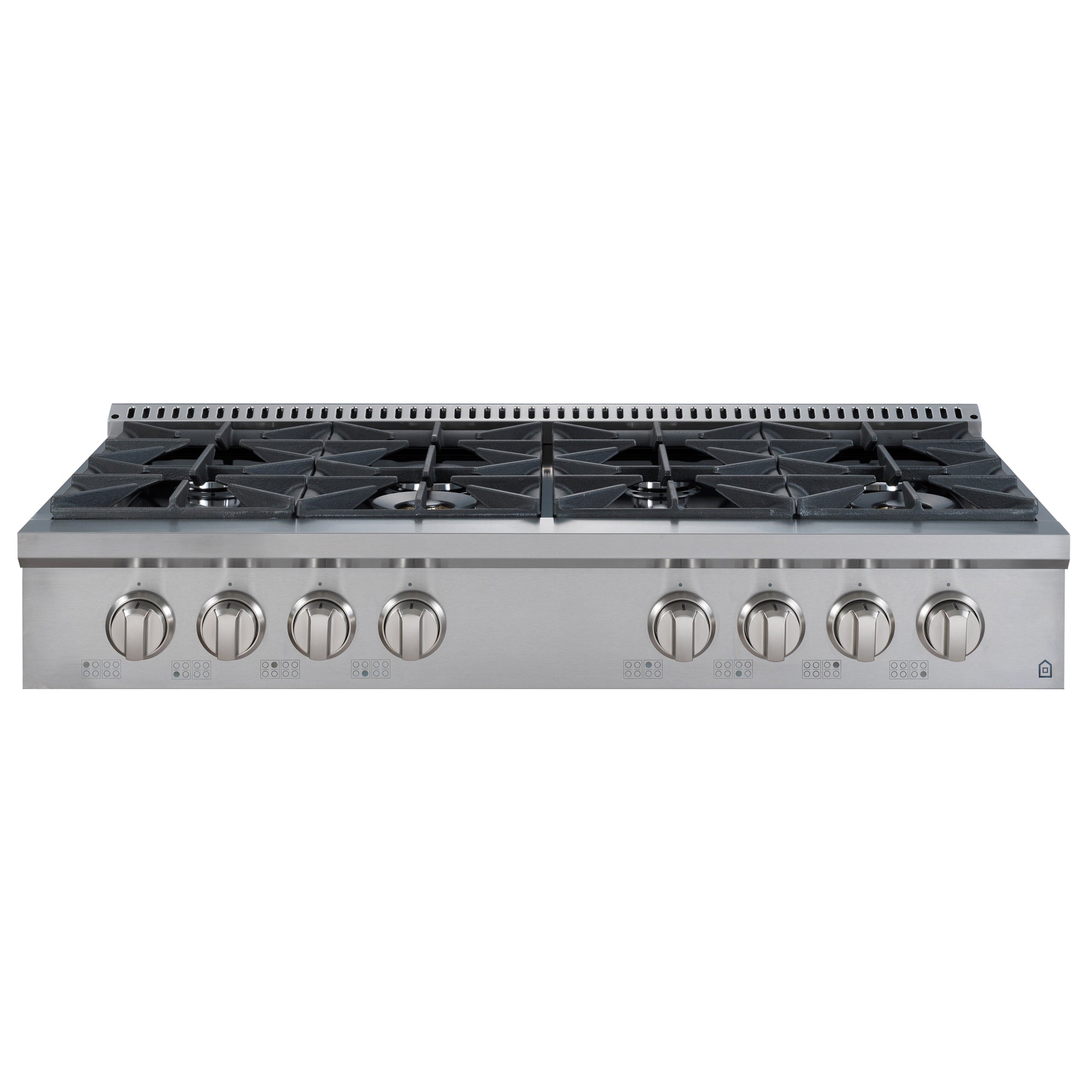 Ancona table de cuisson au gaz de 48 po de style commercial en acier inoxydable