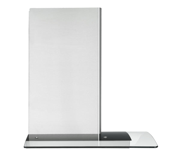 Ancona hotte de cuisine murale convertible à auvent en verre de 30" en acier inoxydable