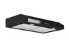 SP fin Gamme Capuche de vitrine, avec éclairage LED, Noir, 76,2 cm