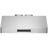 Hotte de cuisine en acier inoxydable à installation sous l’armoire Pro Série Turbo d’Ancona de 76,2 cm (30 po) avec veilleuse
