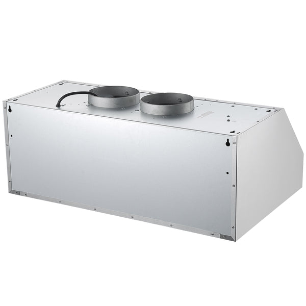 Hotte de cuisine en acier inoxydable à installation sous l’armoire Pro Série Turbo d’Ancona de 76,2 cm (30 po) avec veilleuse