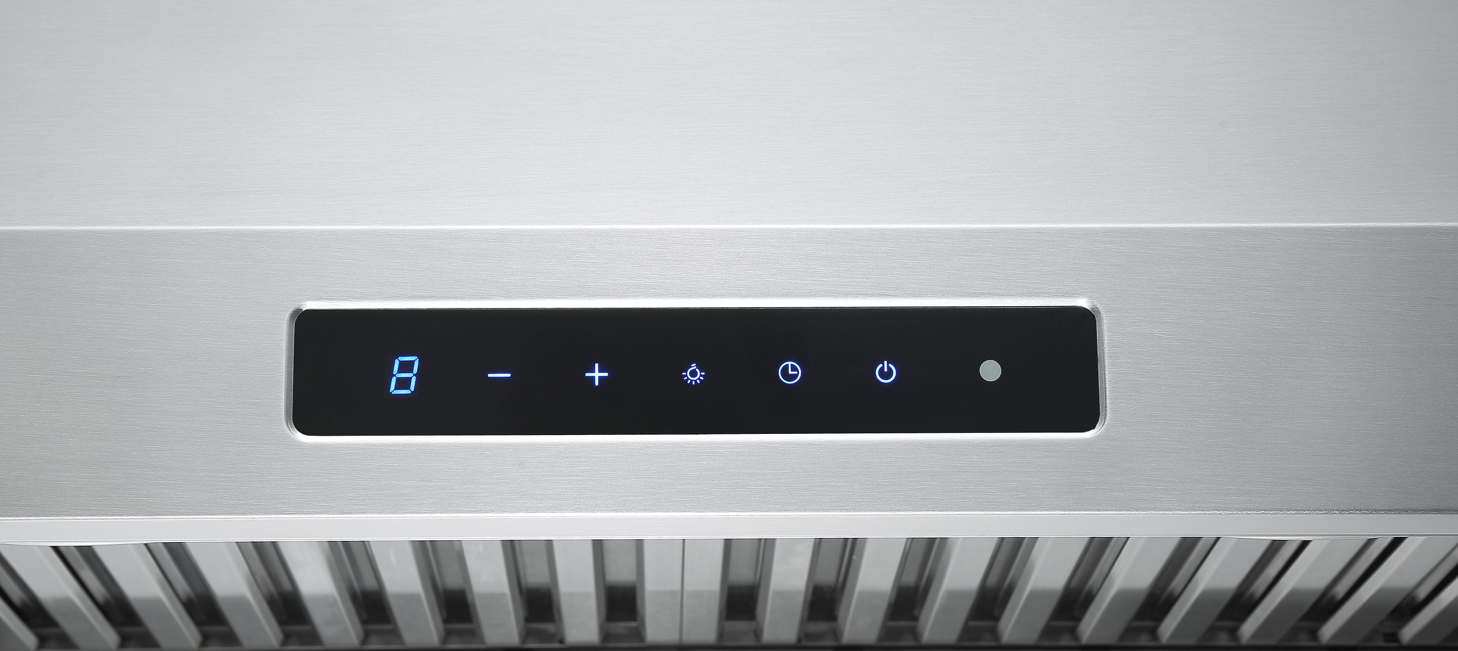 Hotte de cuisine en acier inoxydable à installation sous l’armoire Pro Série Turbo d’Ancona de 76,2 cm (30 po) avec veilleuse