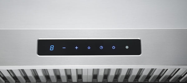 Hotte de cuisine en acier inoxydable à installation sous l’armoire Pro Série Turbo d’Ancona de 76,2 cm (30 po) avec veilleuse