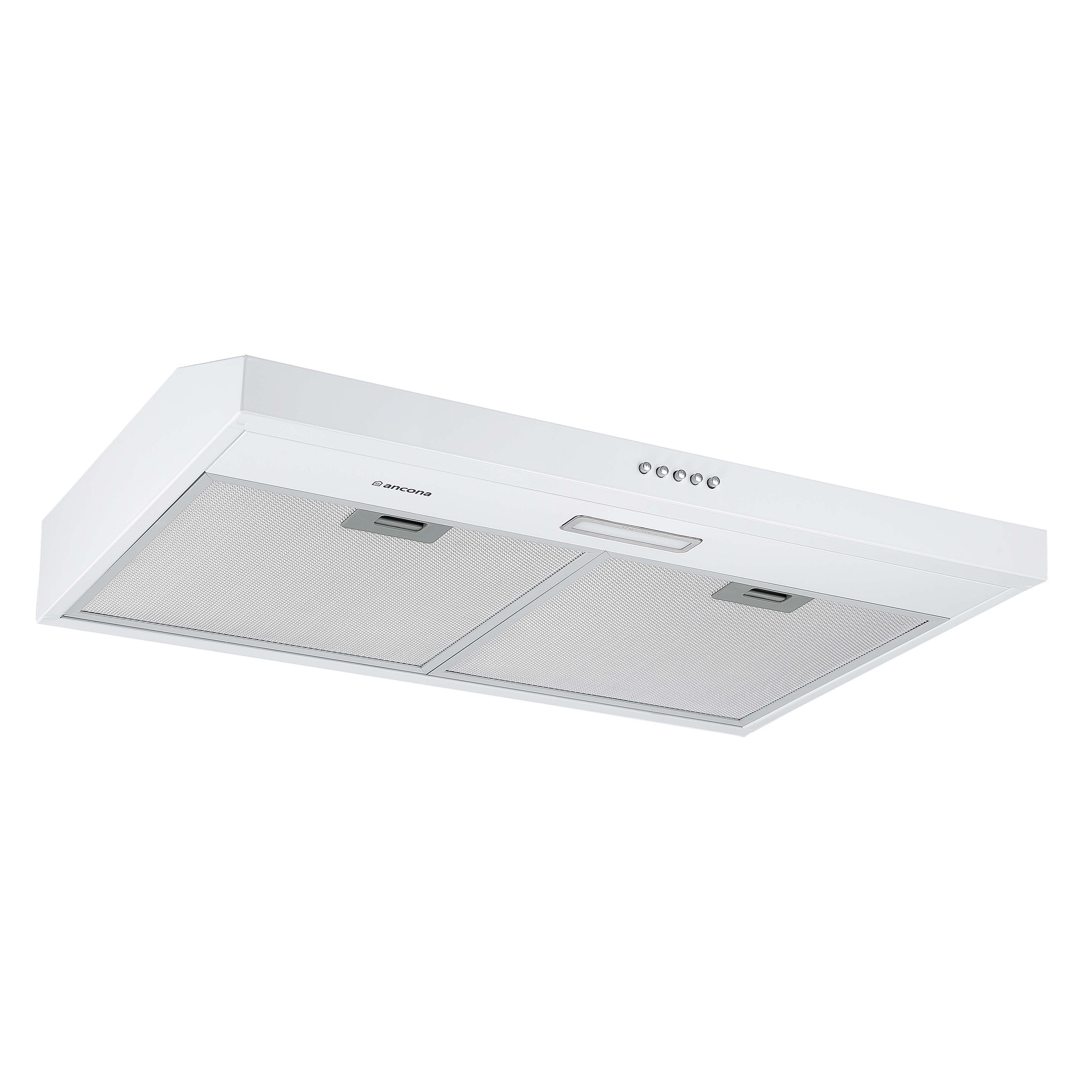 Hotte de cuisine convertible au fini blanc de 30 po – installation sous l’armoire
