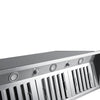 Ancona Pro - Hotte de cuisine encastrable à conduit de 46 po 600 pi3/min en acier inoxydable