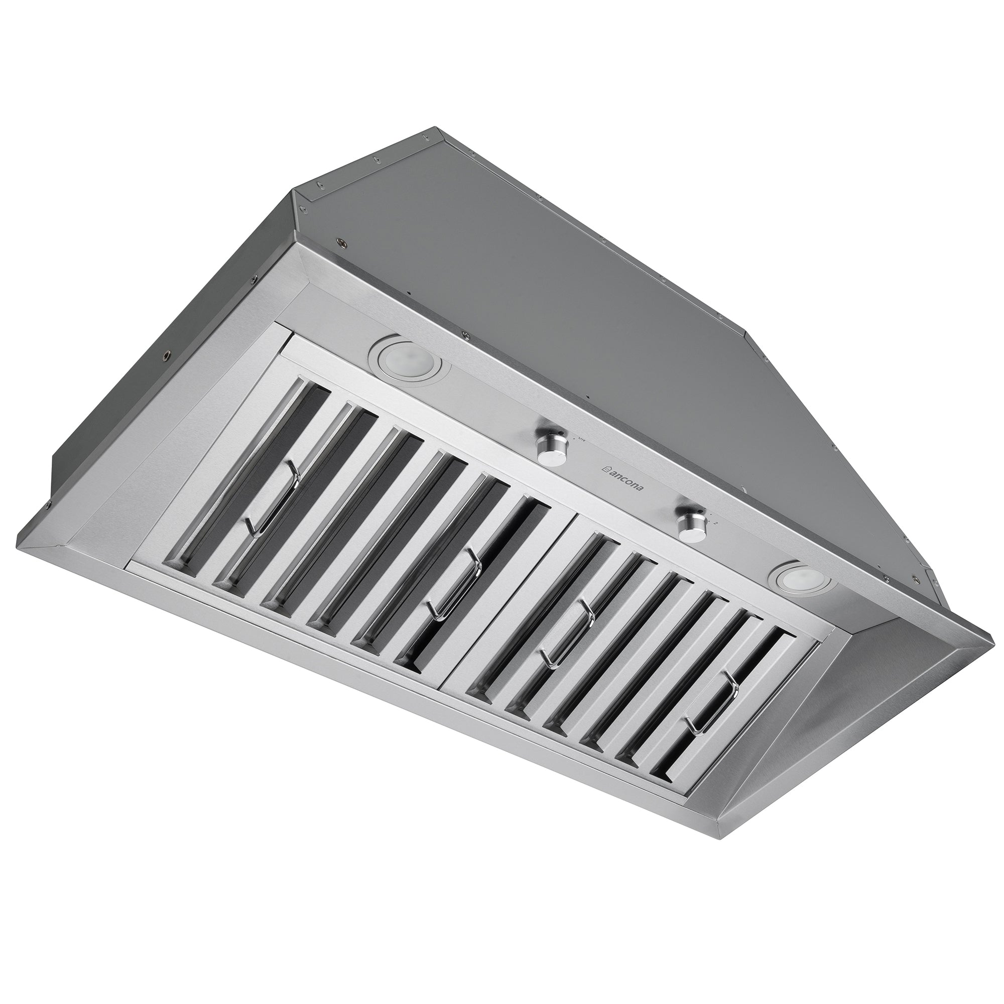 Ancona Pro 34″ 600 CFM Ducted Insert Range Hood in Stainless Steel - A