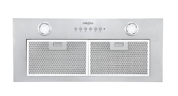 Inserta III 28 in. Built-in Range Hood with Night Light Feature in Stainless Steel