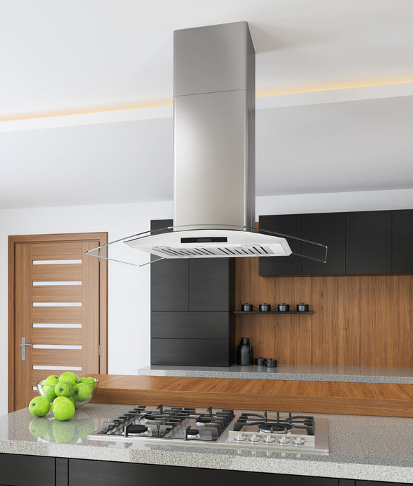 IGCB636 36 in. Island Glass Range Hood in Stainless Steel