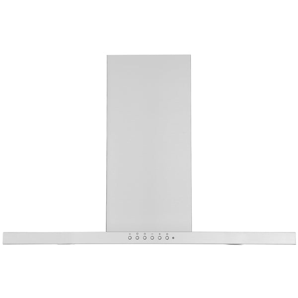 Hotte de cuisine rectangulaire convertible en acier inoxydable pour îlot – 91,44 cm (36 po)
