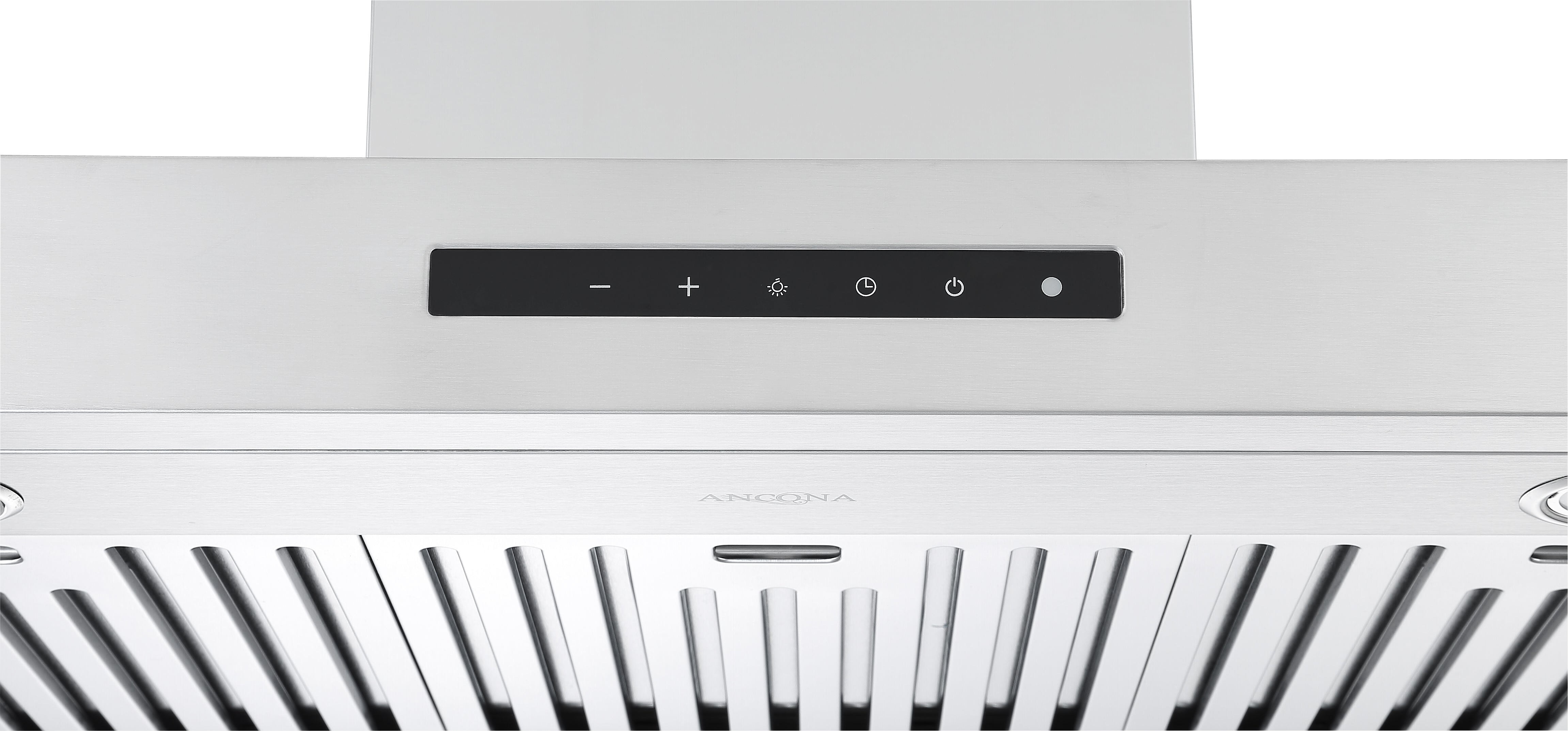 Moderna 36 in. Wall Mount Range Hood in Stainless Steel with Night Light Feature