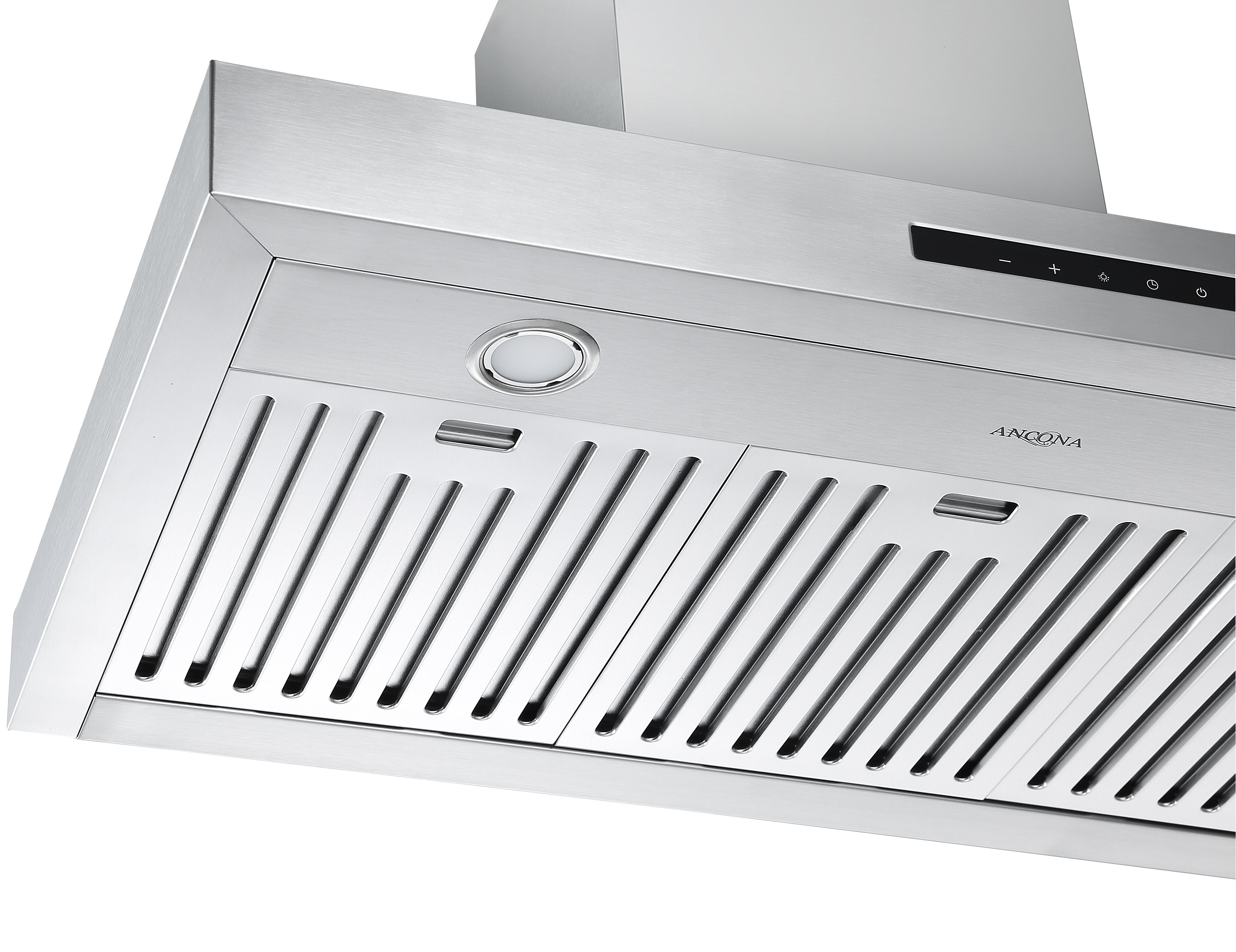 Moderna 36 in. Wall Mount Range Hood in Stainless Steel with Night Light Feature