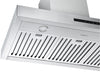 Moderna 36 in. Wall Mount Range Hood in Stainless Steel with Night Light Feature