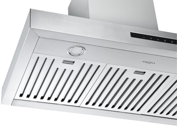 Moderna 36 in. Wall Mount Range Hood in Stainless Steel with Night Light Feature