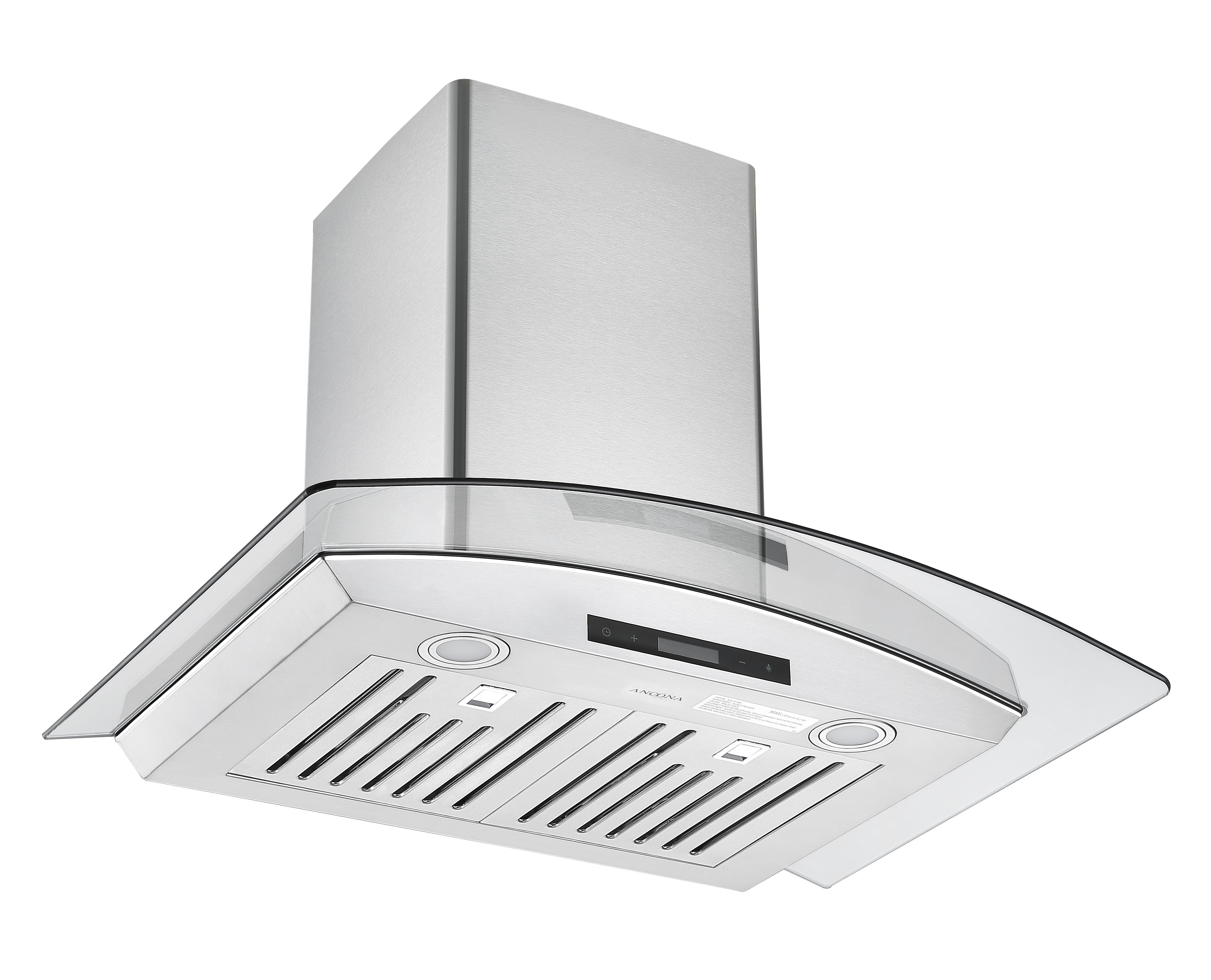 Hotte auvent en verre à fixation murale Ancona GCB630 30 po.