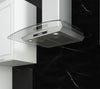 Hotte auvent en verre à fixation murale Ancona GCB630 30 po.