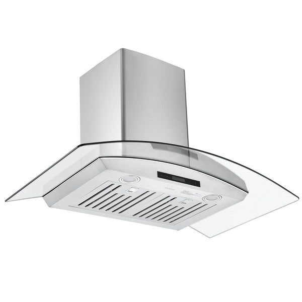 Hotte auvent verre fixation murale Ancona GCB636 36"