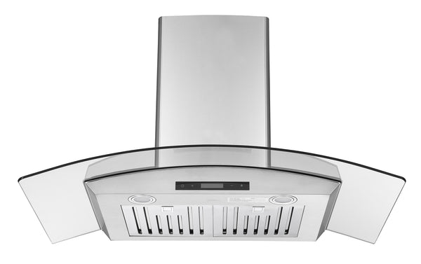 Hotte auvent verre fixation murale Ancona GCB636 36"