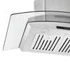 Hotte auvent verre fixation murale Ancona GCB636 36"