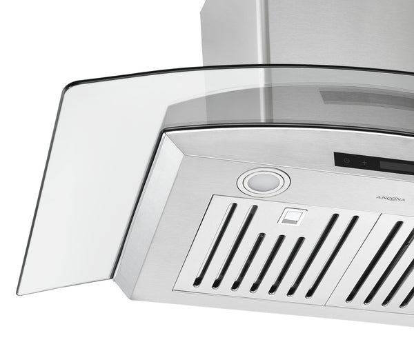 Hotte auvent verre fixation murale Ancona GCB636 36"