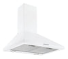 Hotte de cuisine murale convertible 24 pouces 440 cfm en blanc