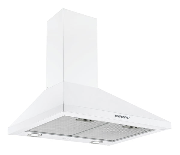 Hotte de cuisine murale convertible 24 pouces 440 cfm en blanc