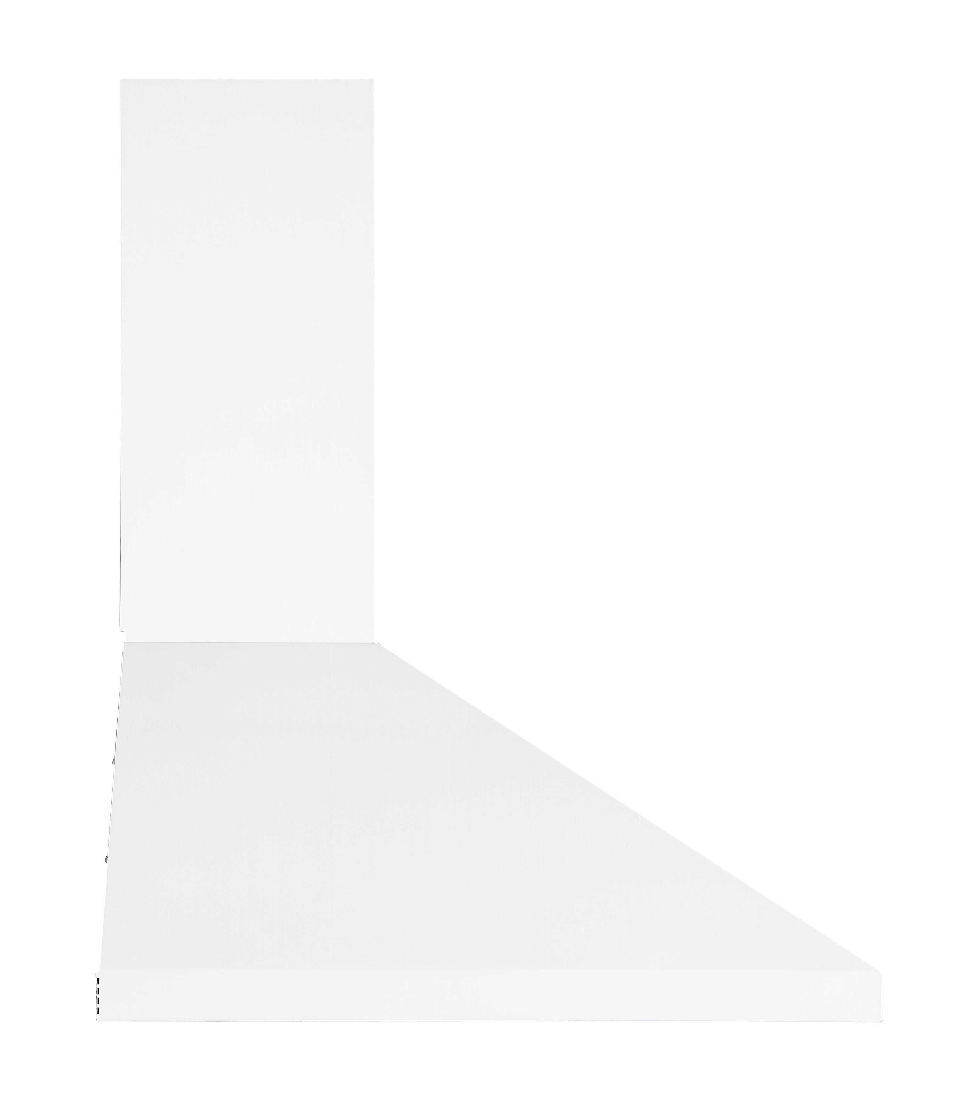 Hotte de cuisine murale convertible 24 pouces 440 cfm en blanc