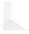Hotte de cuisine murale convertible 24 pouces 440 cfm en blanc