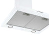 Hotte de cuisine murale convertible 24 pouces 440 cfm en blanc