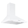 Ancona 24" 280 CFM Convertible Wall Mount Pyramid Range Hood in White