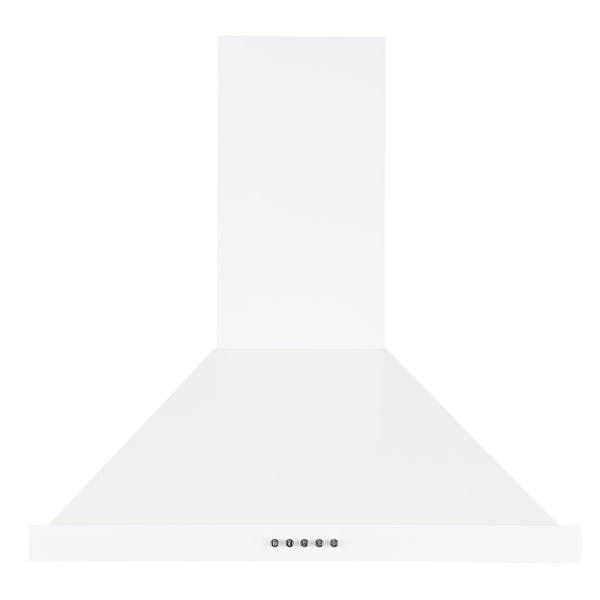 Ancona 24" 280 CFM Convertible Wall Mount Pyramid Range Hood in White