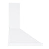 Ancona 24" 280 CFM Convertible Wall Mount Pyramid Range Hood in White