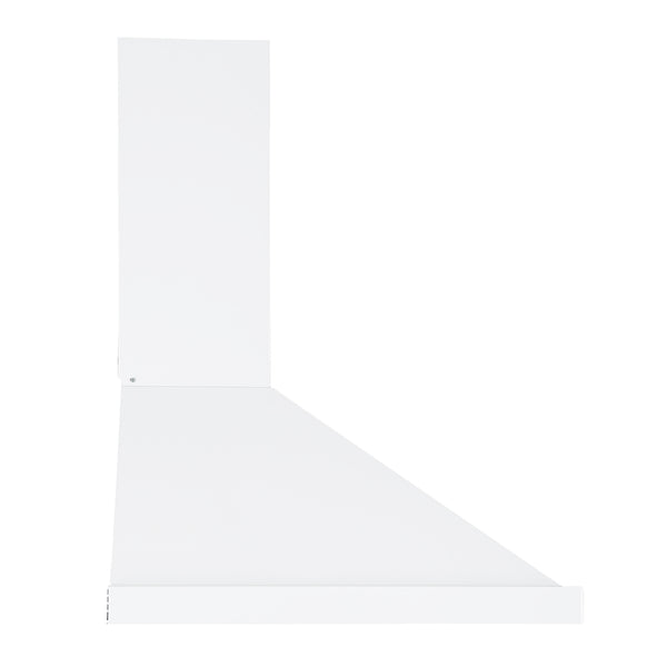 Ancona 24" 280 CFM Convertible Wall Mount Pyramid Range Hood in White
