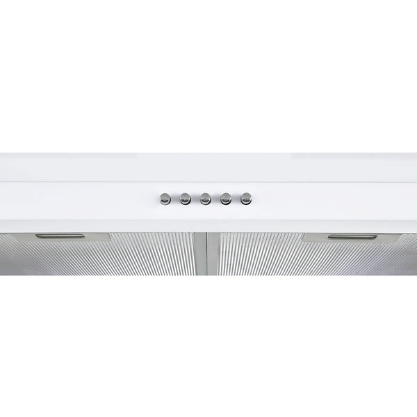 Ancona 24" 280 CFM Convertible Wall Mount Pyramid Range Hood in White