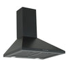 Ancona 24" 440 CFM Convertible Wall Mount Pyramid Range Hood in Matte Black