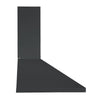 Ancona 24" 440 CFM Convertible Wall Mount Pyramid Range Hood in Matte Black