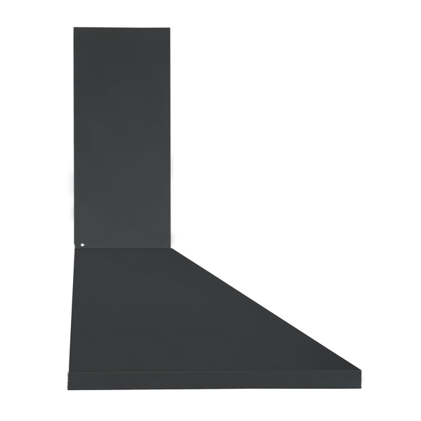 Ancona 24" 440 CFM Convertible Wall Mount Pyramid Range Hood in Matte Black