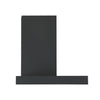 Ancona hotte de cuisine rectangulaire convertible à fixation murale de 36” 440 pi3/min en noir mat