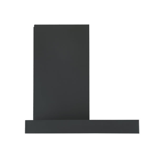 Ancona hotte de cuisine rectangulaire convertible à fixation murale de 36” 440 pi3/min en noir mat