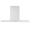 Ancona hotte de cuisine rectangulaire convertible à fixation murale de 36” 600 pi3/min en acier inoxydable