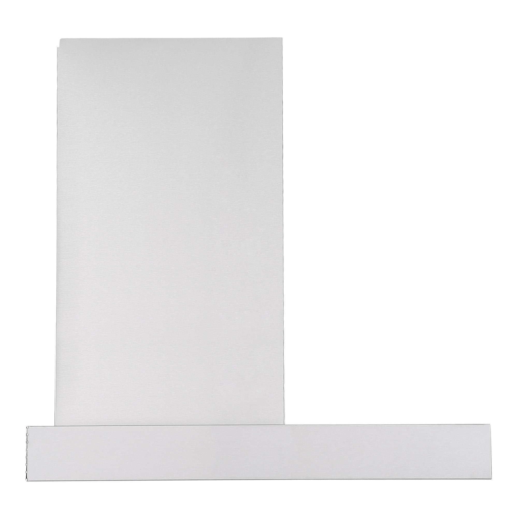 Ancona hotte de cuisine rectangulaire convertible à fixation murale de 36” 600 pi3/min en acier inoxydable