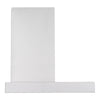 Ancona hotte de cuisine rectangulaire convertible à fixation murale de 36” 600 pi3/min en acier inoxydable