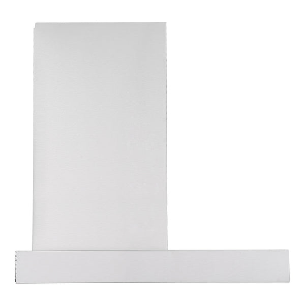 Ancona hotte de cuisine rectangulaire convertible à fixation murale de 36” 600 pi3/min en acier inoxydable