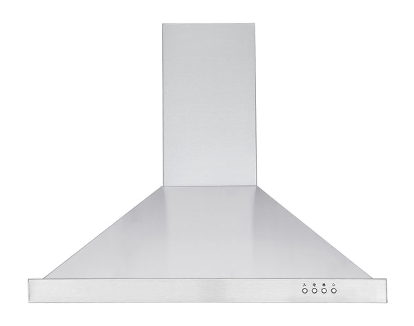 Ancona WRRV430 hotte de cuisine pyramidale à ventilation arrière de 30 po en acier inoxydable