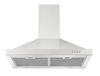 Ancona WRRV430 hotte de cuisine pyramidale à ventilation arrière de 30 po en acier inoxydable
