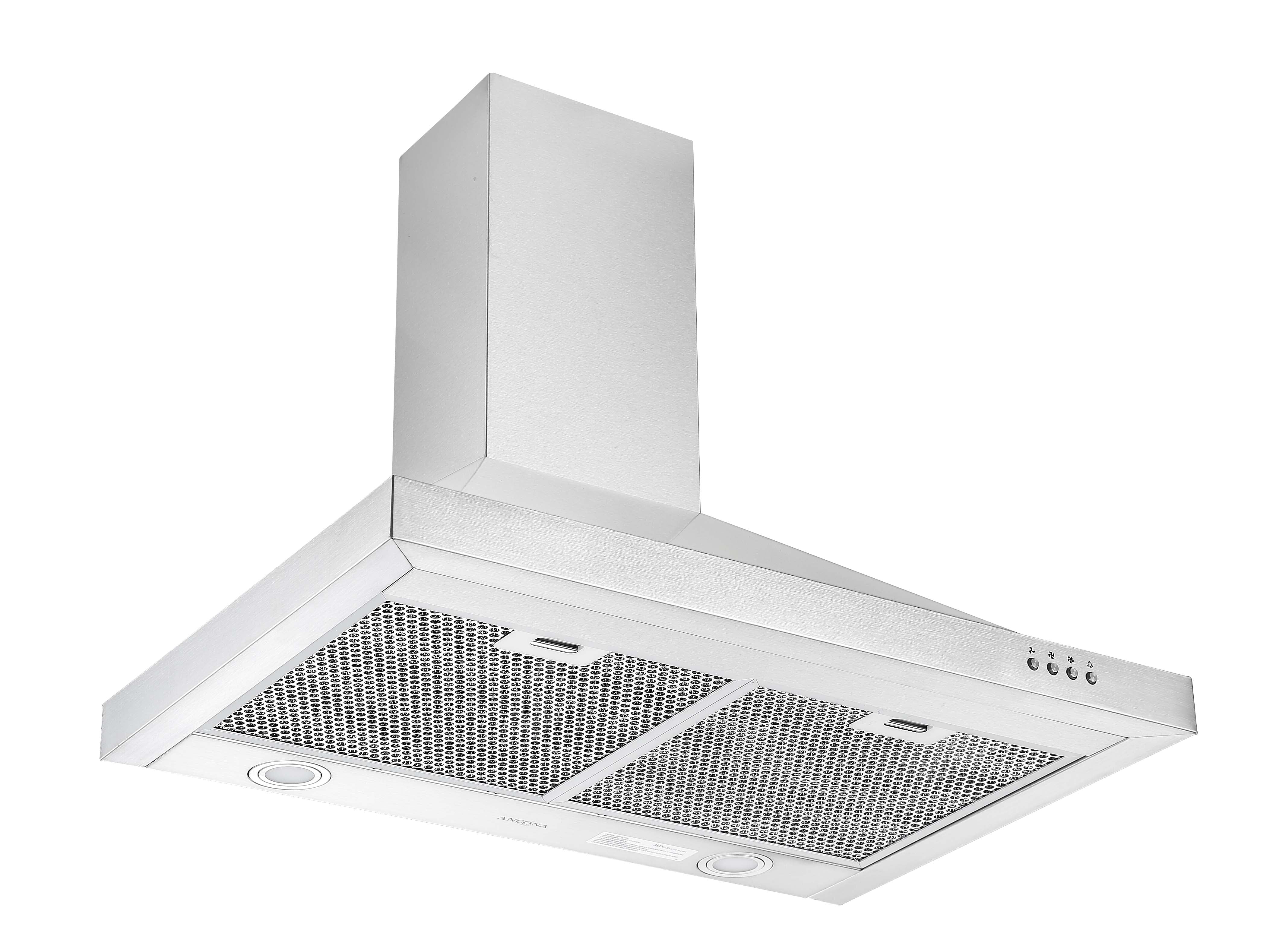 Ancona WRRV430 hotte de cuisine pyramidale à ventilation arrière de 30 po en acier inoxydable