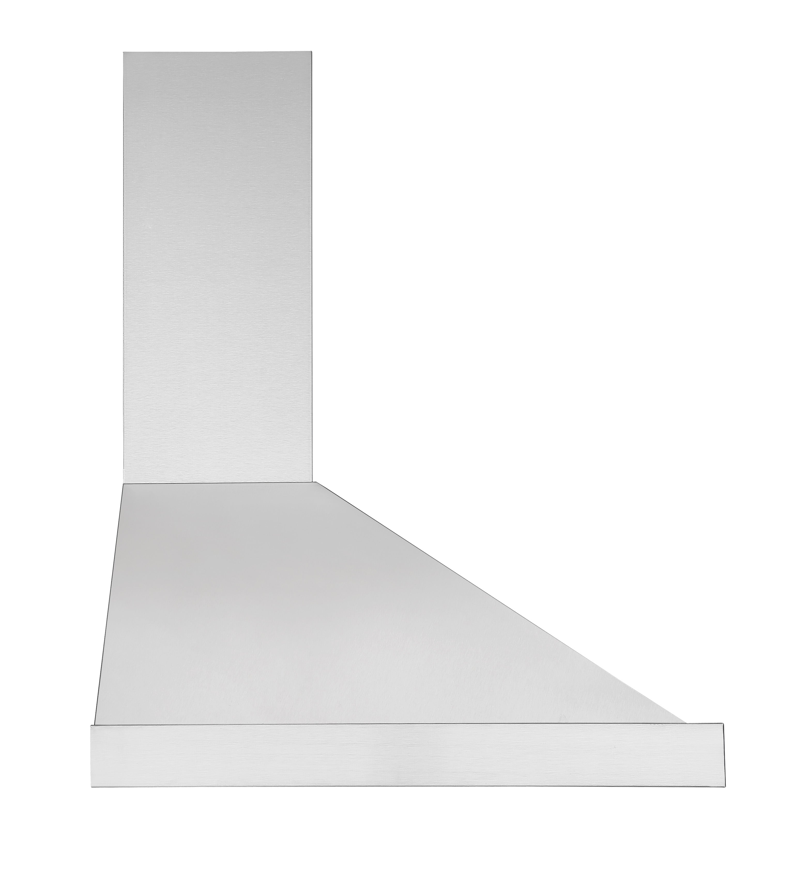 Ancona WRRV430 hotte de cuisine pyramidale à ventilation arrière de 30 po en acier inoxydable