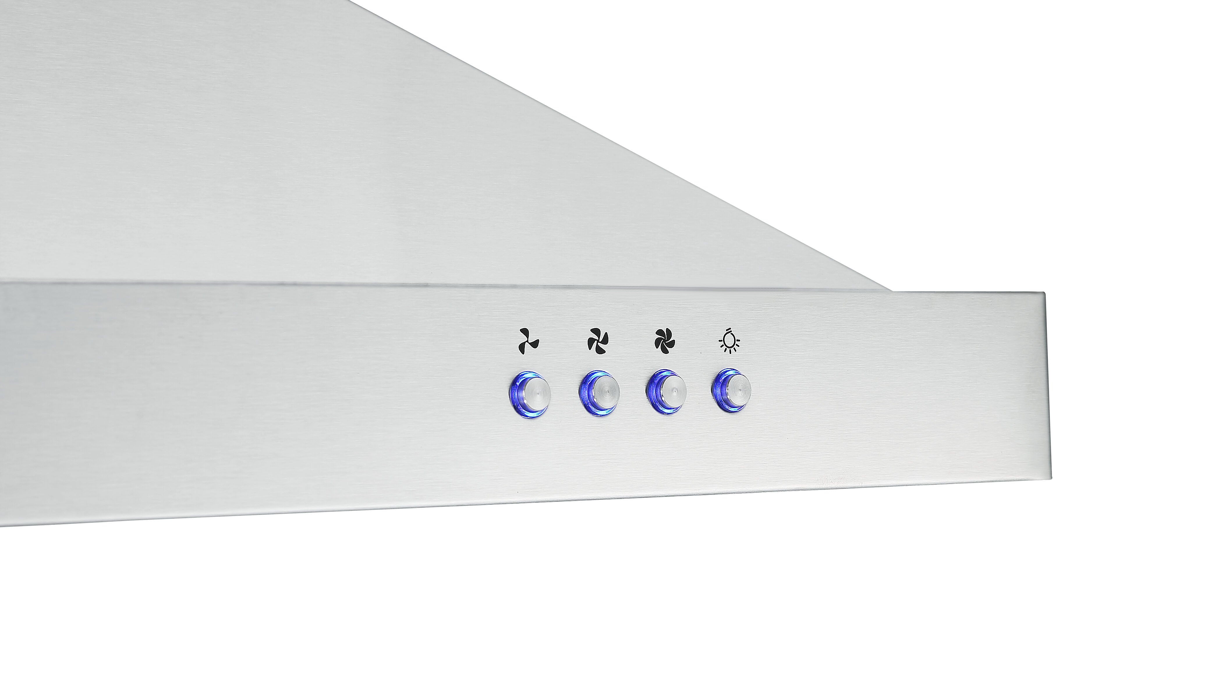 Ancona WRRV430 hotte de cuisine pyramidale à ventilation arrière de 30 po en acier inoxydable